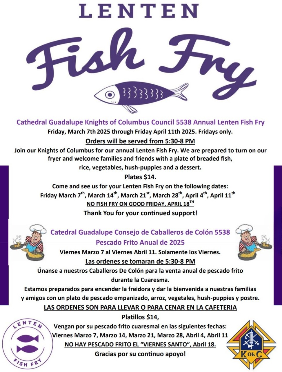 Fish Fry Sale